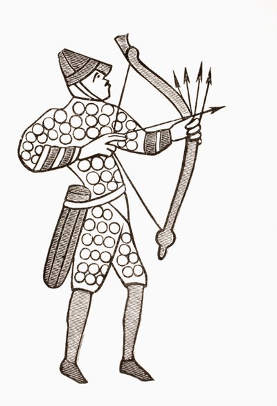 A Norman Archer from the Army of William the Conqueror by French School